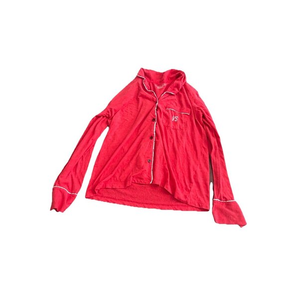 Victoria Secret Cotton Pajamas Set Size Red XS Has Piling - Picture 6 of 6